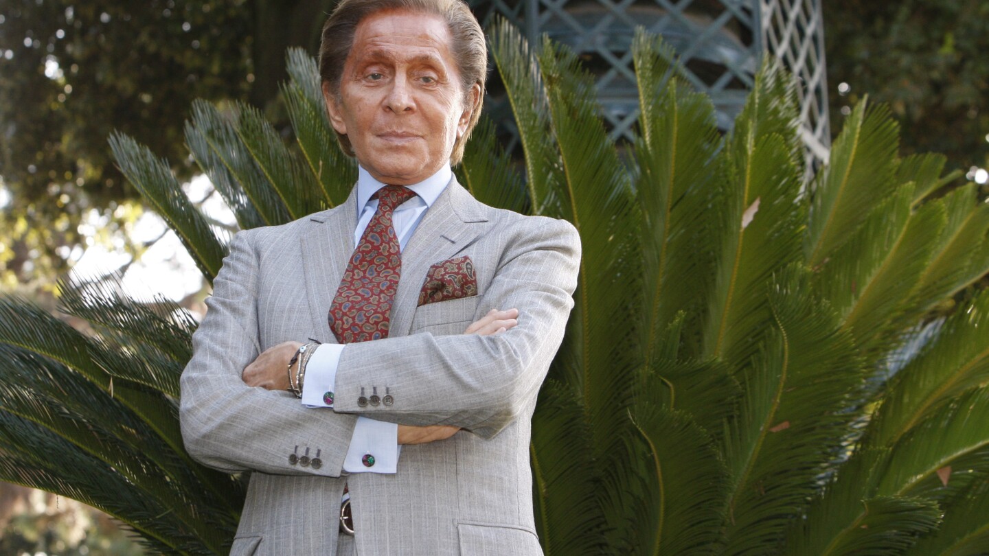 Valentino, fashion designer to the jet set, dies aged 93 in Rome