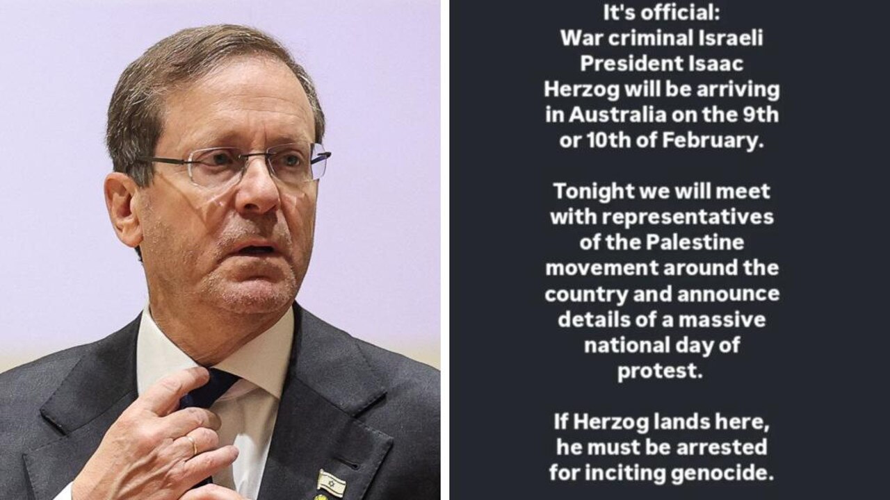 Israel President Isaac Herzog to meet with Jewish, federal leaders in Australia visit