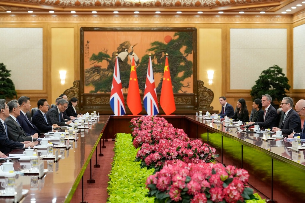 Britain’s Starmer meets China’s Xi for talks on trade, security