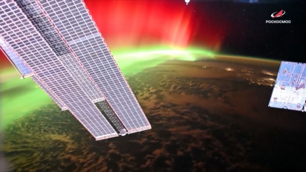 Watch: Russian cosmonaut captures stunning aurora from space