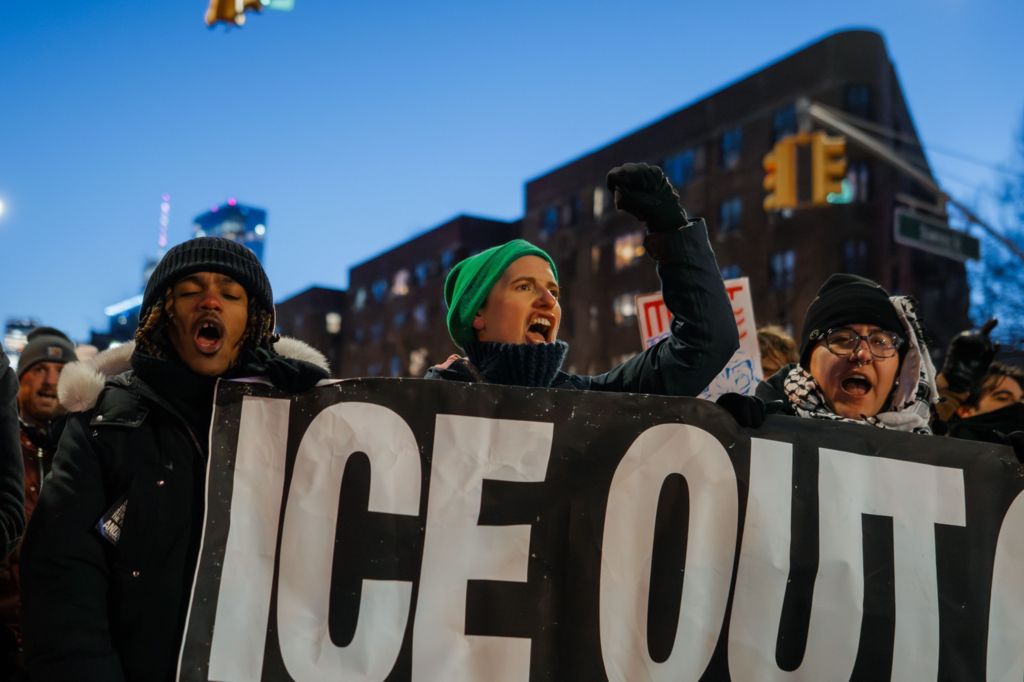 US cities hold anti-ICE protests during nationwide day of action