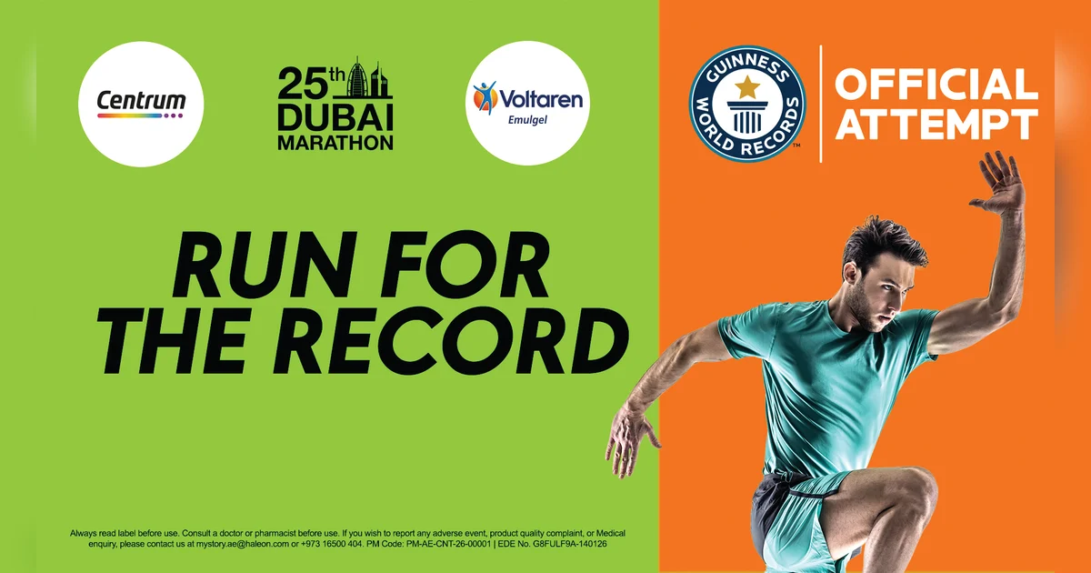 Haleon leads Guinness World Record attempt for ‘most nationalities running on a treadmill’