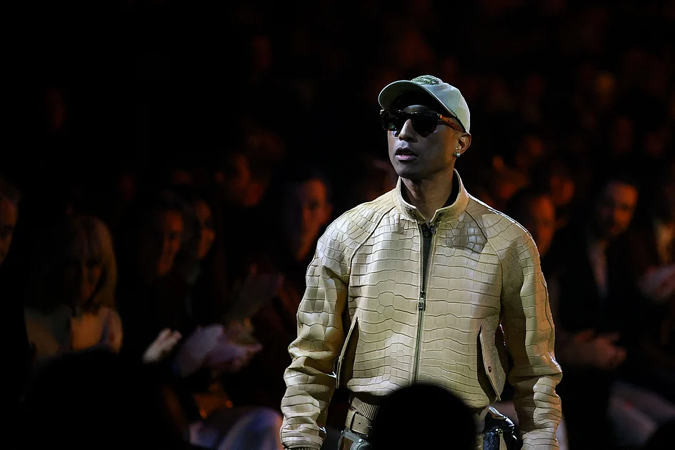 Pharrell Williams shows discreet elegance with Louis Vuitton men’s collection