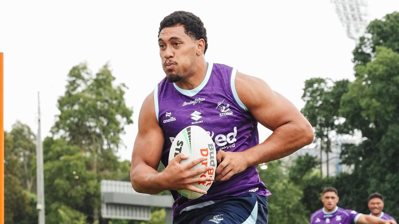 ‘It’s been a motivation for us’: Eli Katoa plays new role for the Storm as emerging forward looms as his replacement