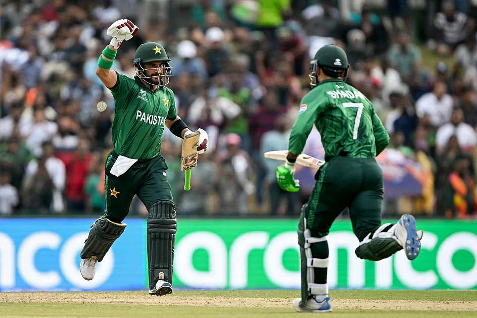 Farhan’s maiden ton fires Pakistan into T20 World Cup Super Eight