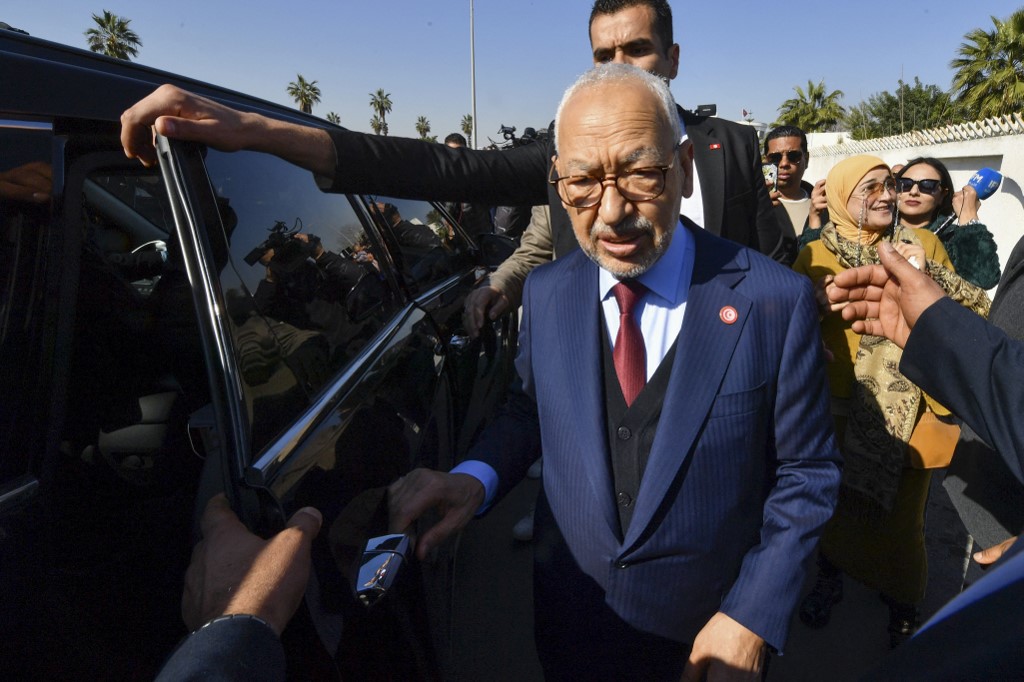 Tunisian opposition leader Rached Ghannouchi handed longer sentence