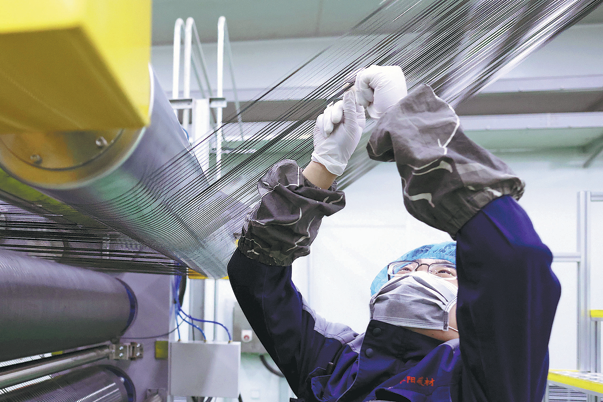 China’s carbon fiber production line thrives