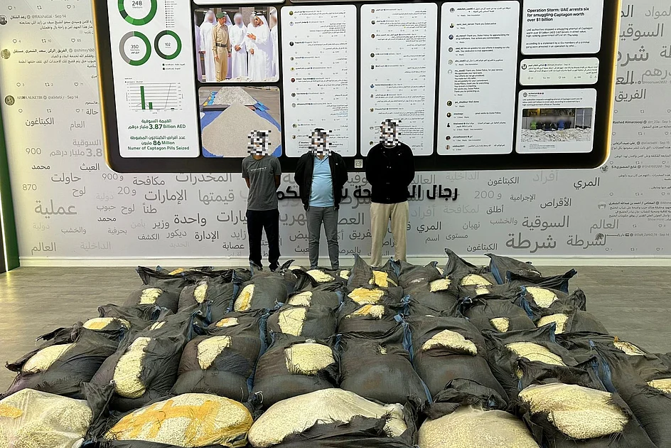 UAE, Kuwait bust international drug ring, seize 14 million pills hidden in grain sacks