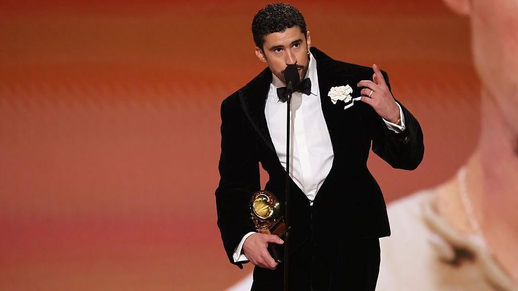 Bad Bunny says ‘ICE out’ in forceful Grammy speech
