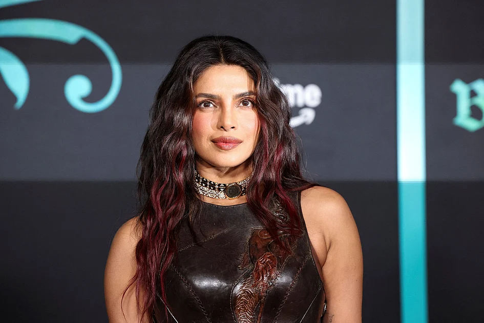 In Photos: Priyanka Chopra stuns in a saree-inspired gown at ‘The Bluff’ premiere