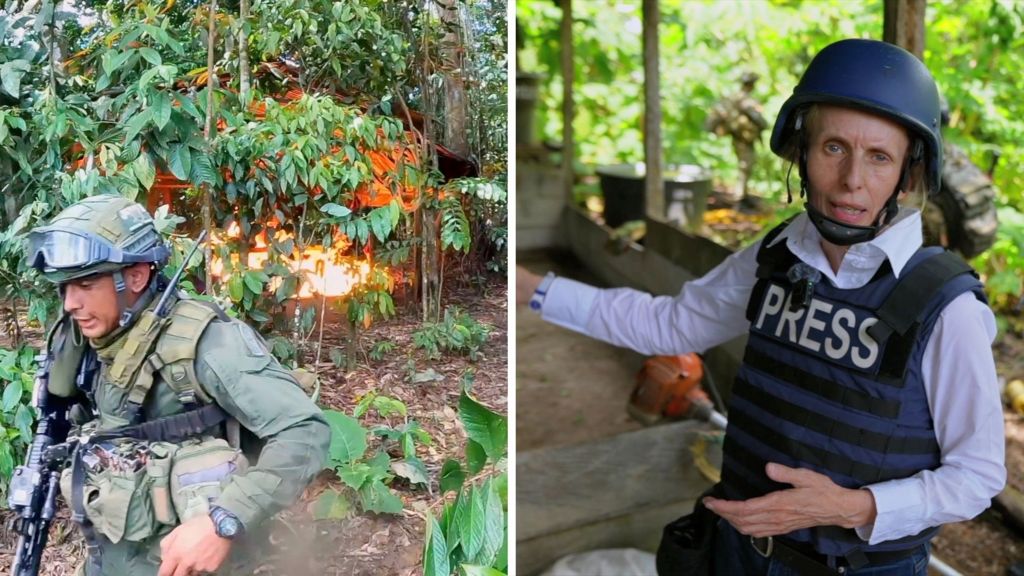 BBC on the front line with Colombia’s war on drugs