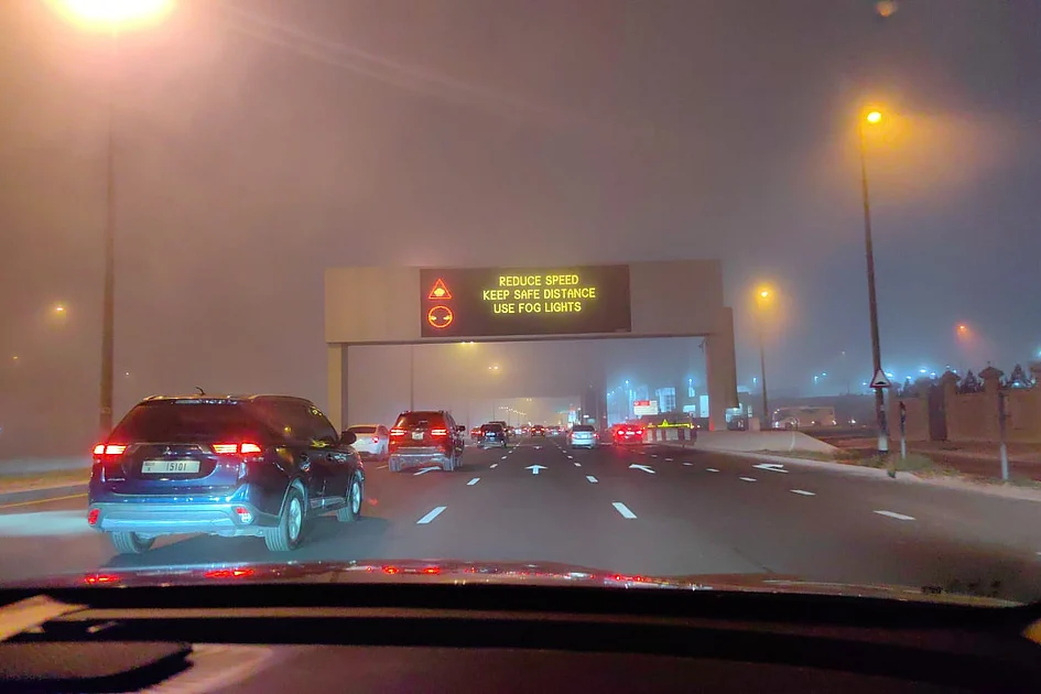 Residents face early traffic, low visibility as monster fog blankets parts of UAE