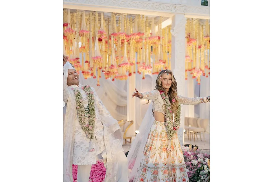 Former Indian cricketer Shikhar Dhawan marries girlfriend Sophie Shine