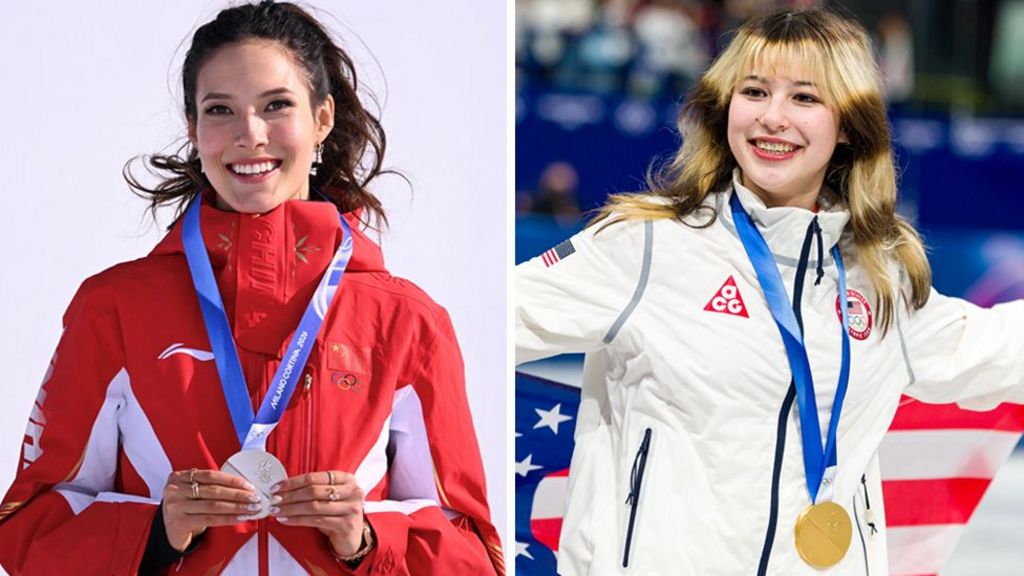 The two Chinese-American Olympians competing for rival superpowers
