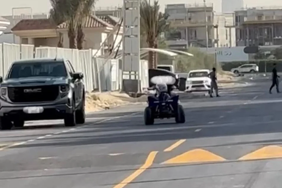 Dubai Police stop children riding bike on public road, impose Dh50,000 impound fee