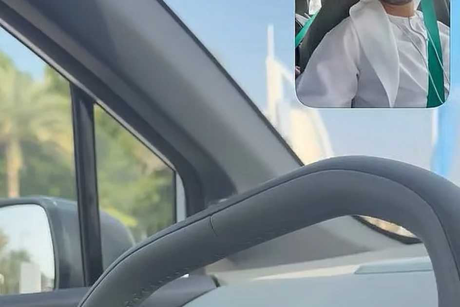 40+ sensors, live data: 7 top facts on driverless car Sheikh Hamdan rode in