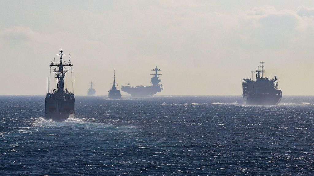 Two US Navy ships collide near South America