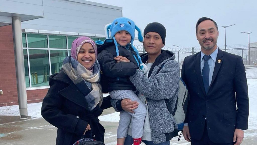 Boy, 5, and father detained by ICE return to Minnesota after release