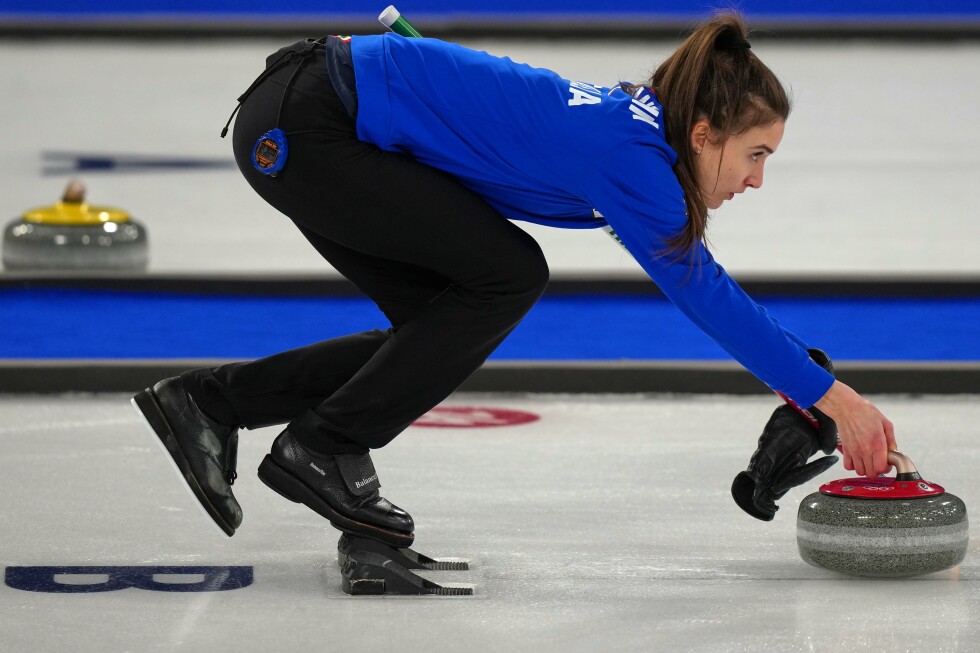 Cortina’s curling darling Stefania Constantini is the focus of Italian fans in bid to advance