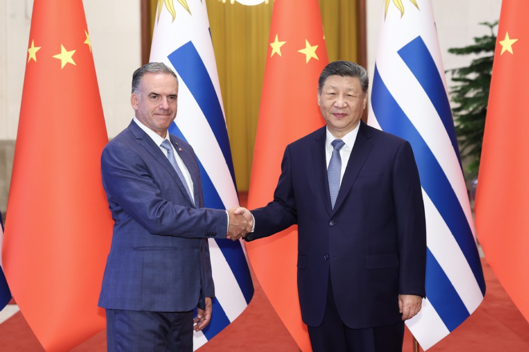 Xi calls for cooperation with Uruguay in multiple areas