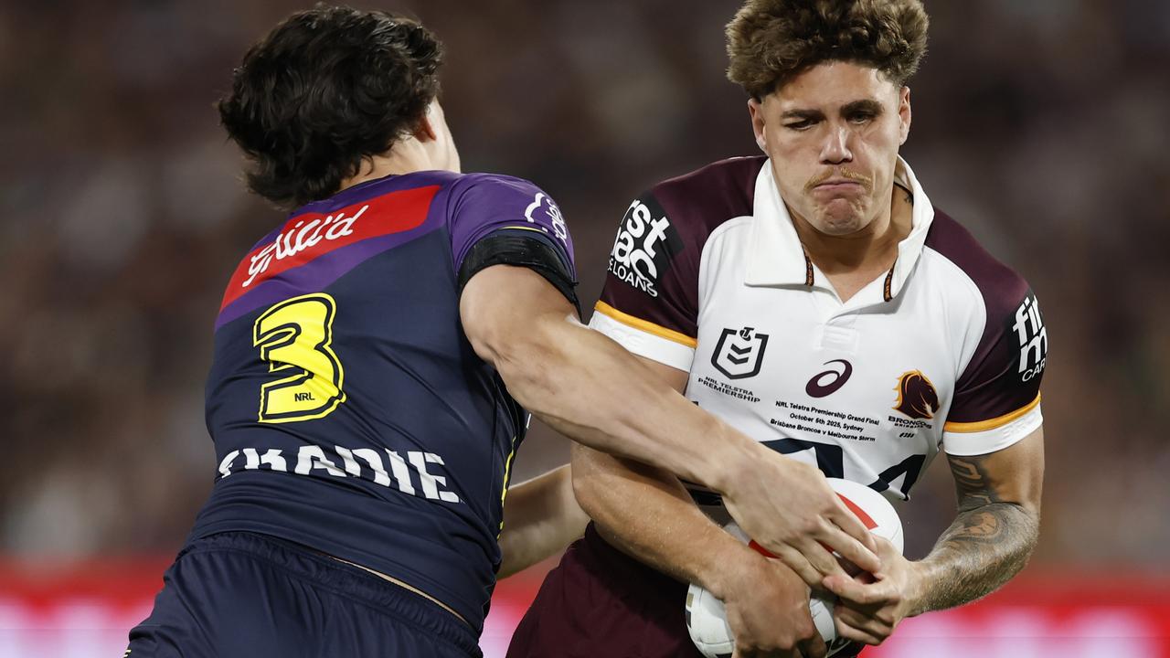 ‘Tough watching’: Storm star relives grand final heartbreak caused by yet another cruel injury blow