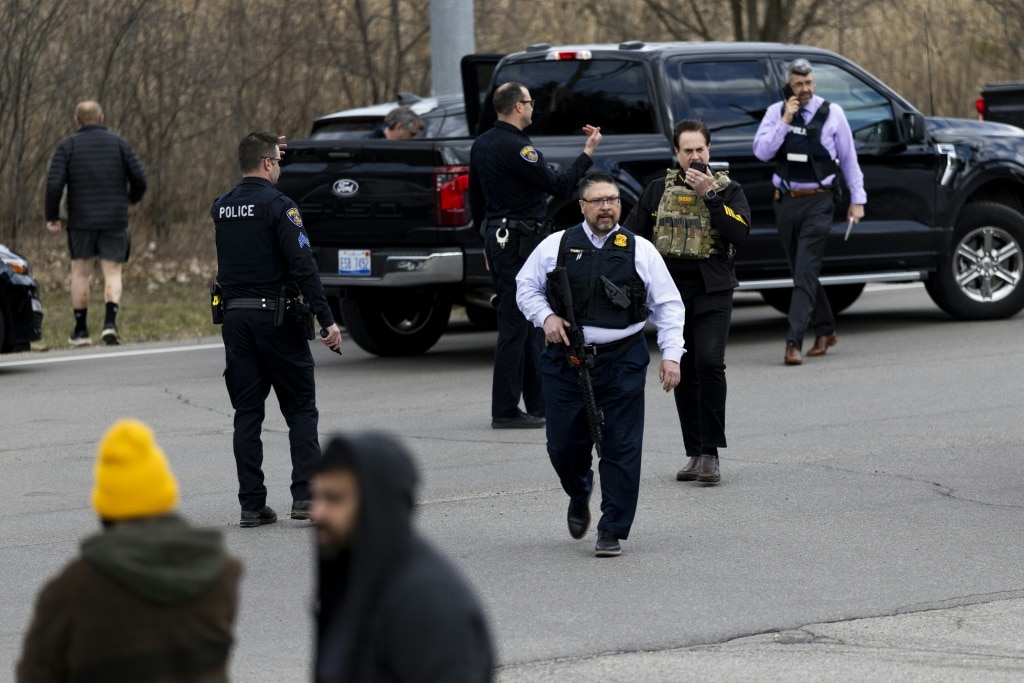 Assailant dead after ramming vehicle into Michigan synagogue