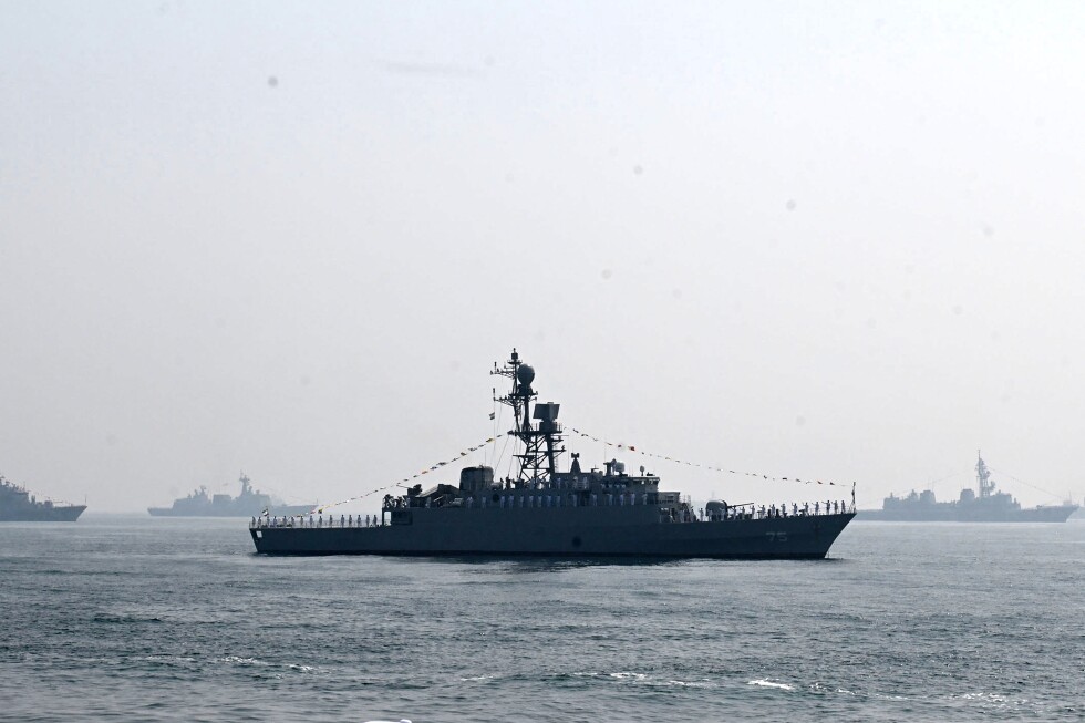 Sri Lanka says an Iranian warship has sunk off its coast in the Indian Ocean