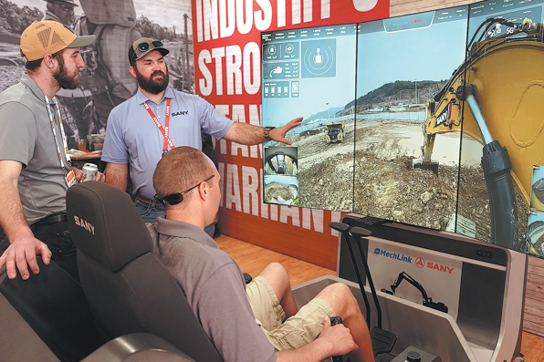 Chinese heavy equipment giants ride AI wave at expo
