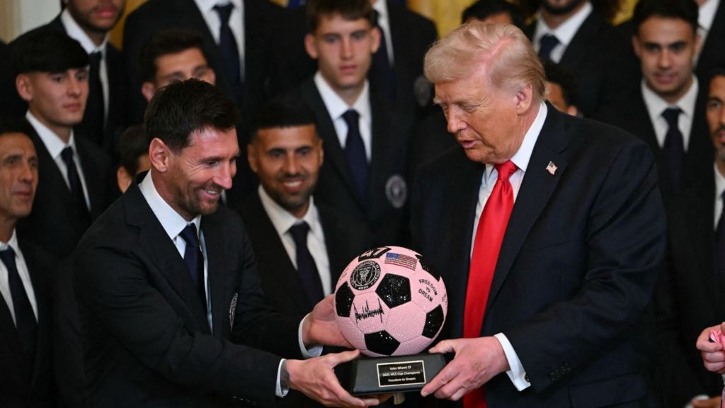 ‘Who’s better, him or Pele?’: Messi and Inter Miami meet Trump at White House