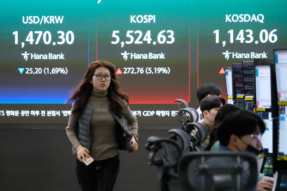 World shares are mixed as investors watch for release of oil reserves and crude heads higher