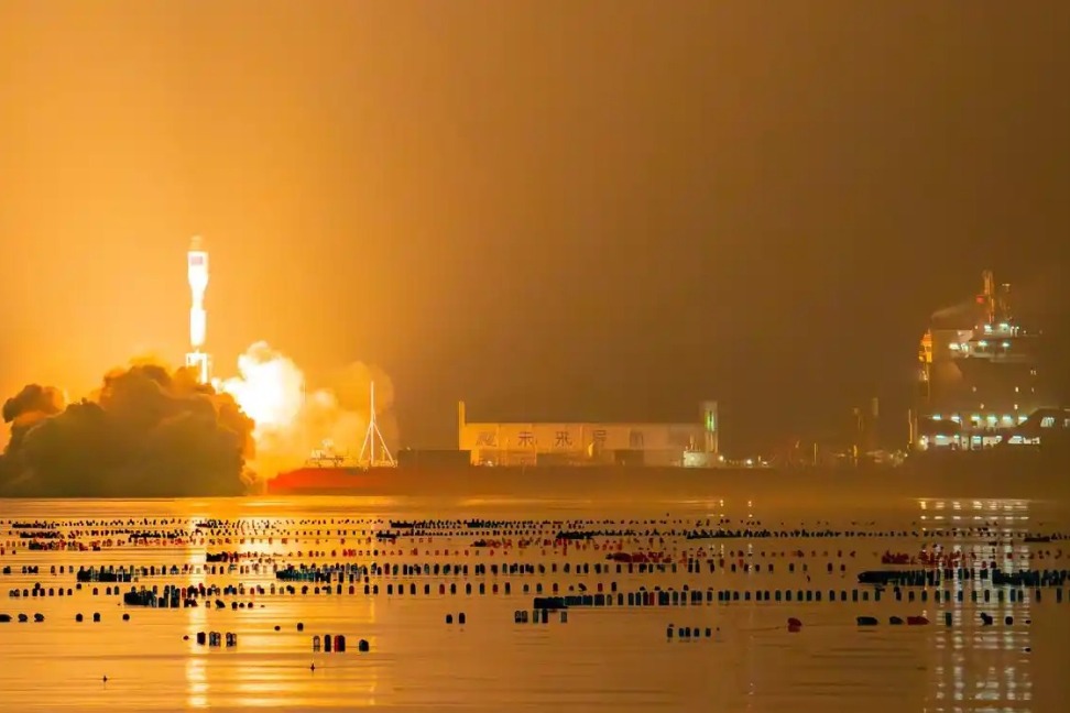 China puts satellites into space via Smart Dragon 3 rocket