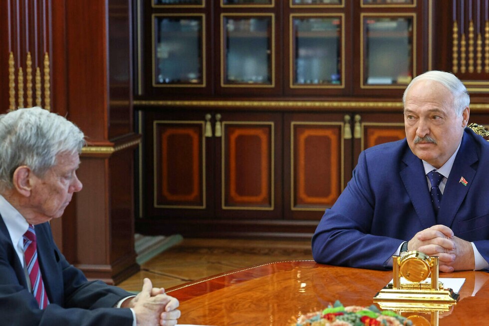 Belarus leader hosts US envoy for talks, latest step in his effort to improve ties with Washington