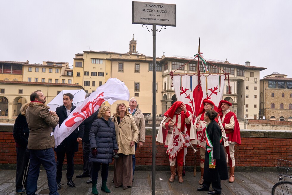 Florence pays homage to Gucci’s founder with a piazza