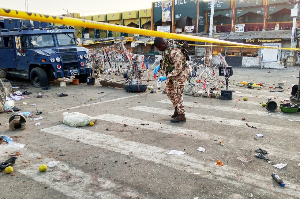 Police in Nigeria suspect suicide bombers in deaths of at least 23 people in Maiduguri