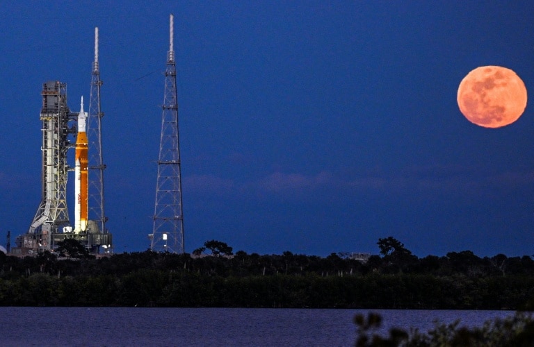 It’s go time: historic Moon mission set for lift-off