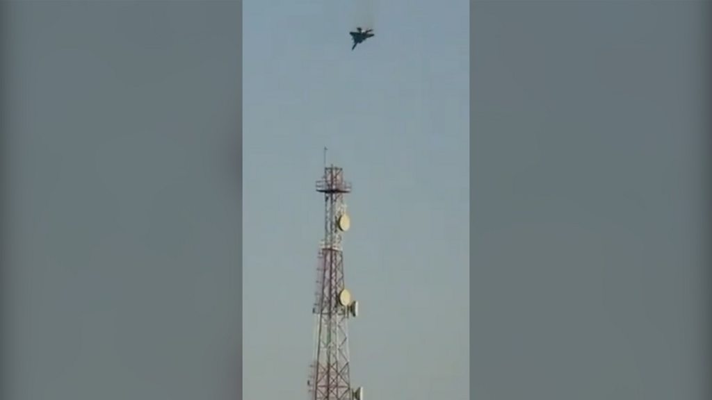Video appears to show US F-15 fighter jet crashing in Kuwait