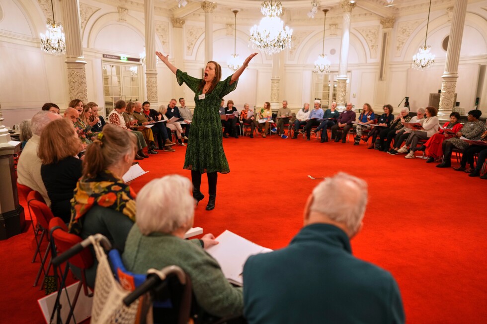 A singing circle at Amsterdam’s Concertgebouw offers support for people with dementia