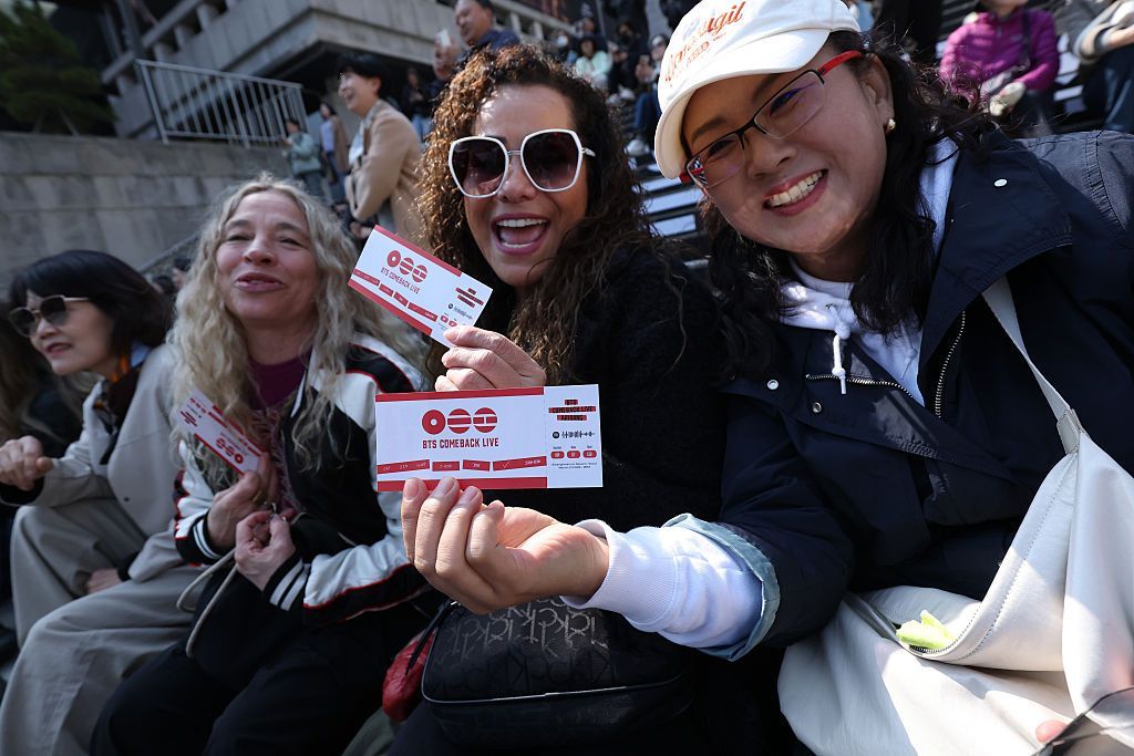 ‘BTS is everything for us’: K-pop fans gather in Seoul for comeback show