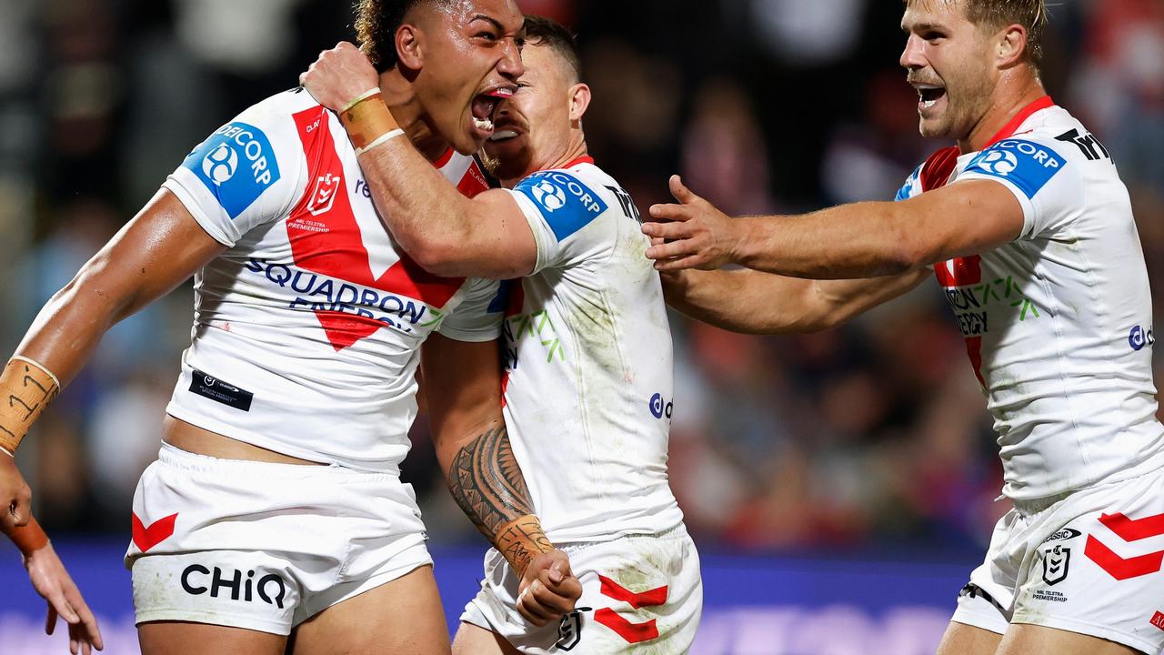 ‘Conscious and communicating’: Dragons forward Loko Pasifiki Tonga taken from training in an ambulance following incident