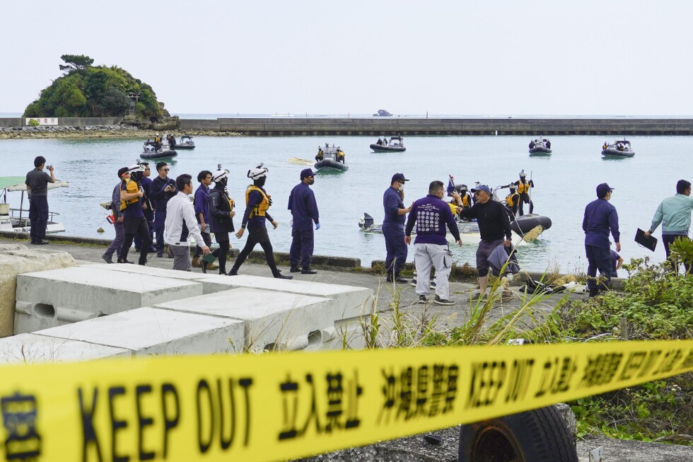 2 dead after 2 boats carrying students capsize off US base construction site in southern Japan