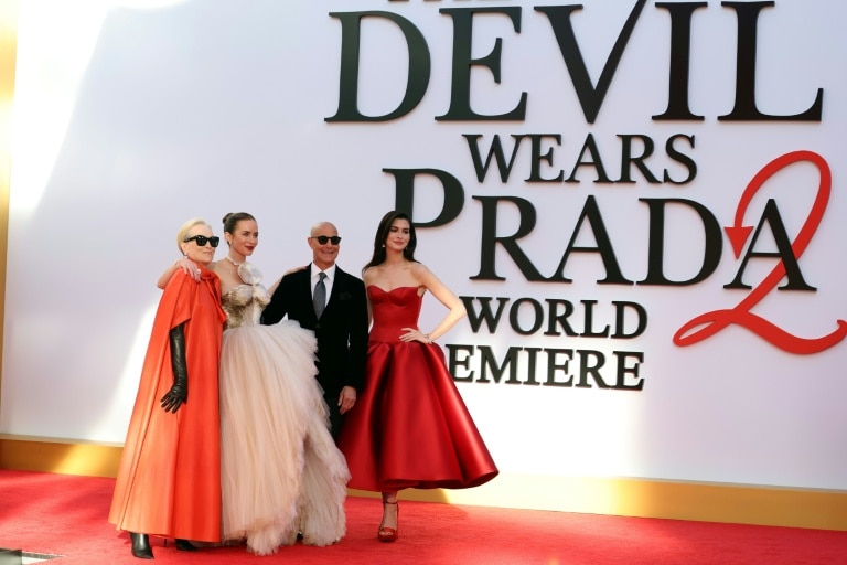 ‘The Devil Wears Prada 2’ stars reunite for glamorous premiere