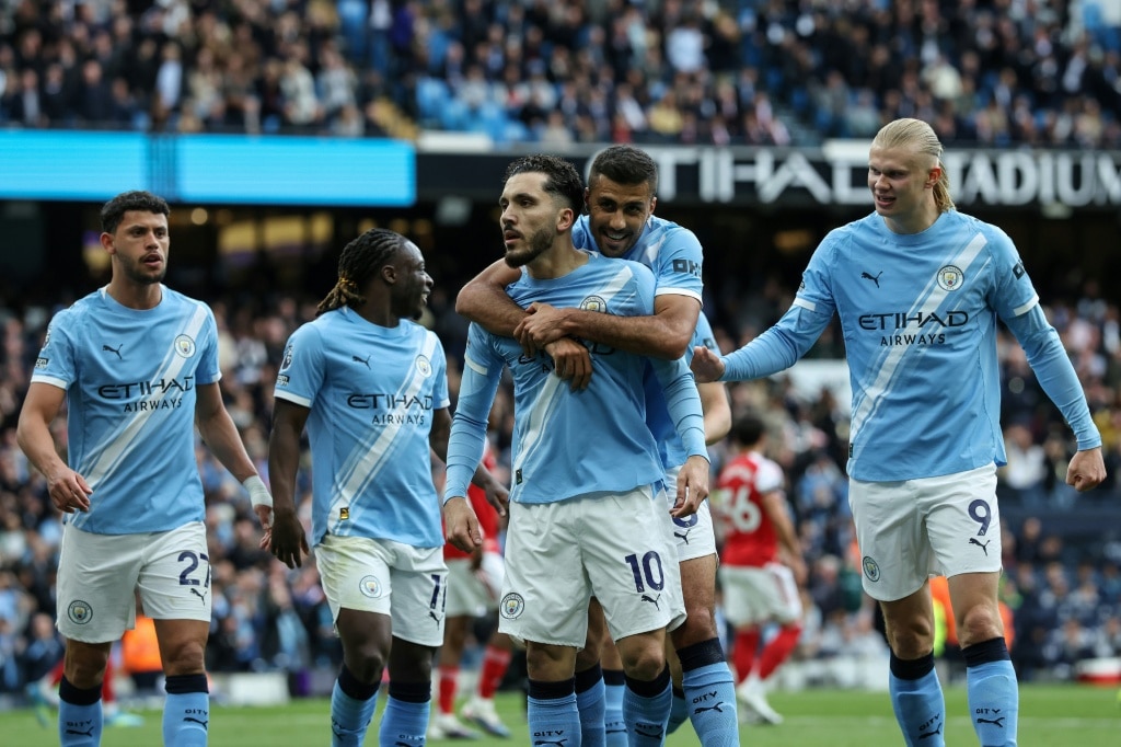 Haaland gives Man City edge over Arsenal in Premier League title showdown