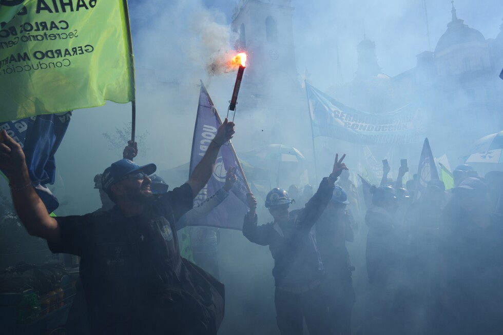 Argentine workers mark May Day with protests over Milei’s labor-law overhaul