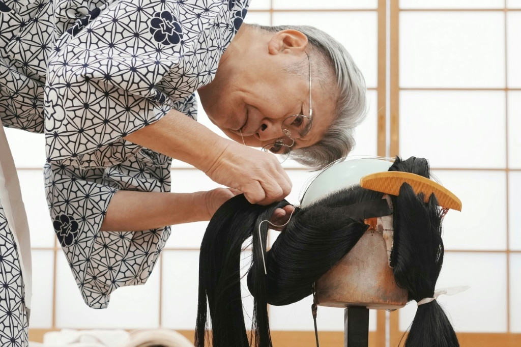 ‘Dancing in their hands’: Japan wig masters set stage alive