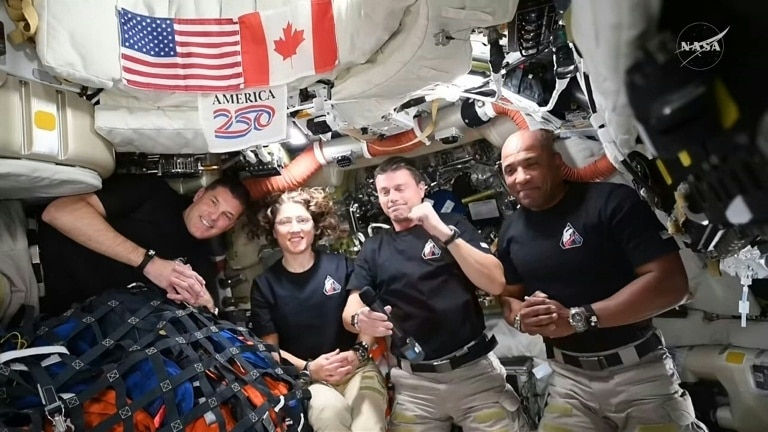 Artemis II crew snaps historic Earthset photo on way home