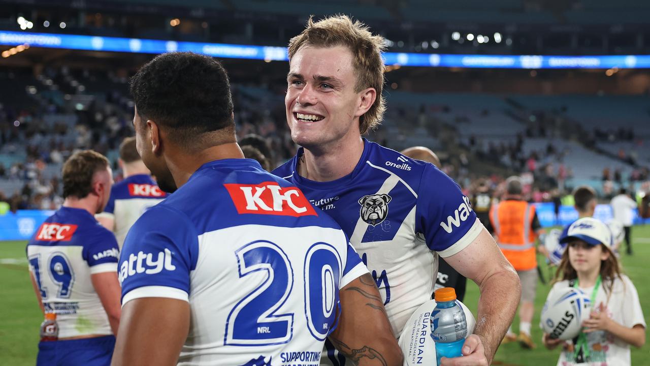 ‘Two five-eighths’: Trent Hodkinson calls for the Bulldogs to make a change in the halves to fix their attacking woes