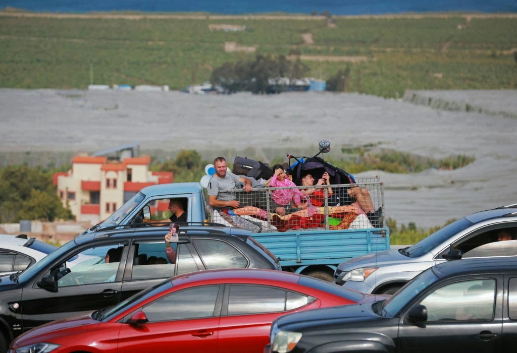Lebanese civilians head home as truce with Israel takes effect