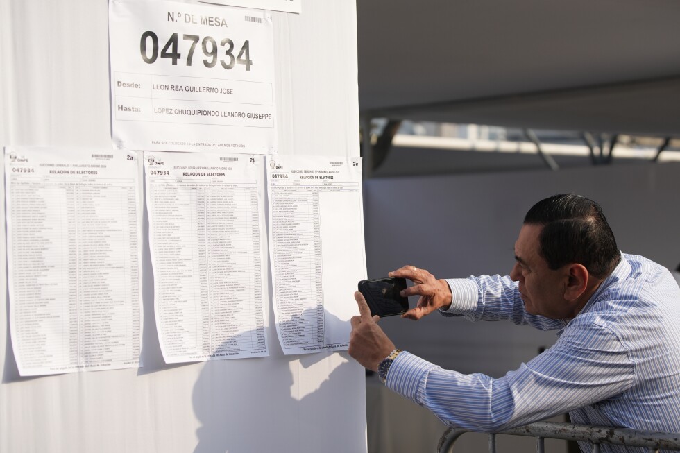 Peru’s voters face choice of 35 contenders for ninth president in 10 years