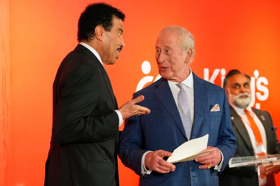 King Charles III boosts his charity fundraiser with first appearance at gala joined by Lionel Richie