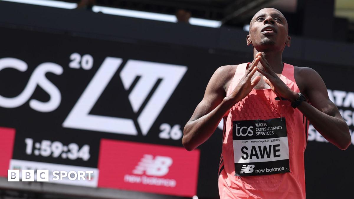 Sawe smashes two-hour barrier to make history in London